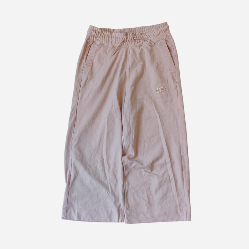 Nike Peach Cotton Sweat Capris